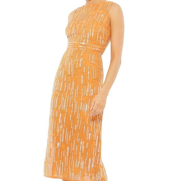 Mac Duggal Dresses & Skirts - Mac Duggal 70264D Cocktail Dresses Saffron Size 8